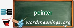 WordMeaning blackboard for pointer